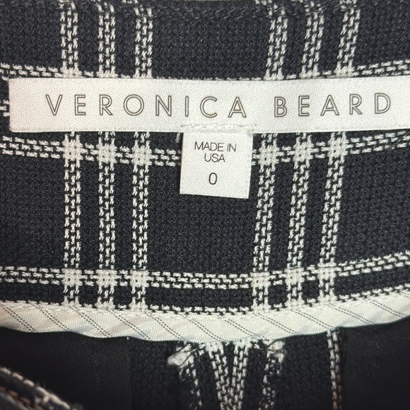 Veronica Beard Saira Check Culotte Shorts - Picture 7 of 11